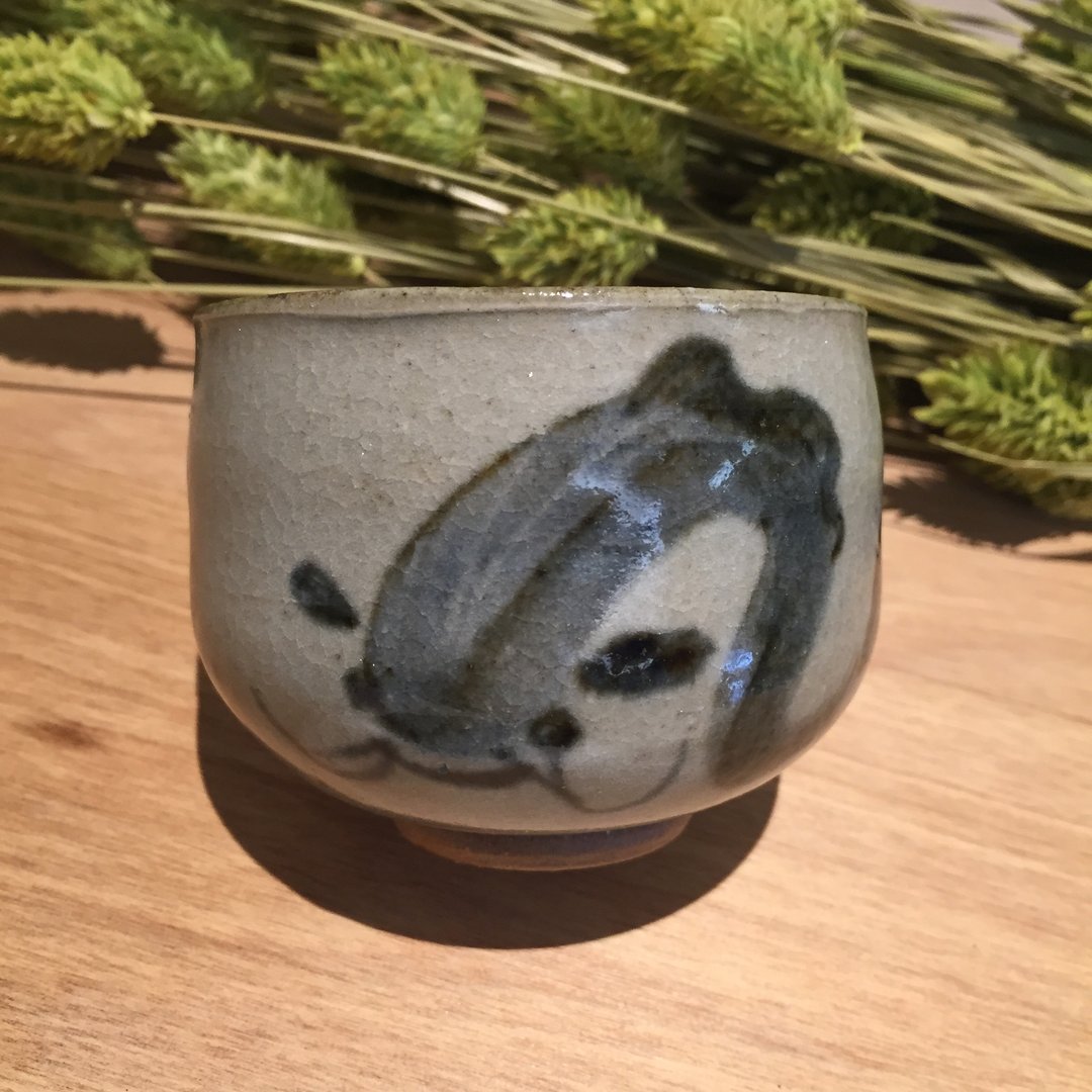 民窑青花茶杯 手绘泥鳅图 陈永钊老师作品 - 茶具/茶杯 - 其他材质 