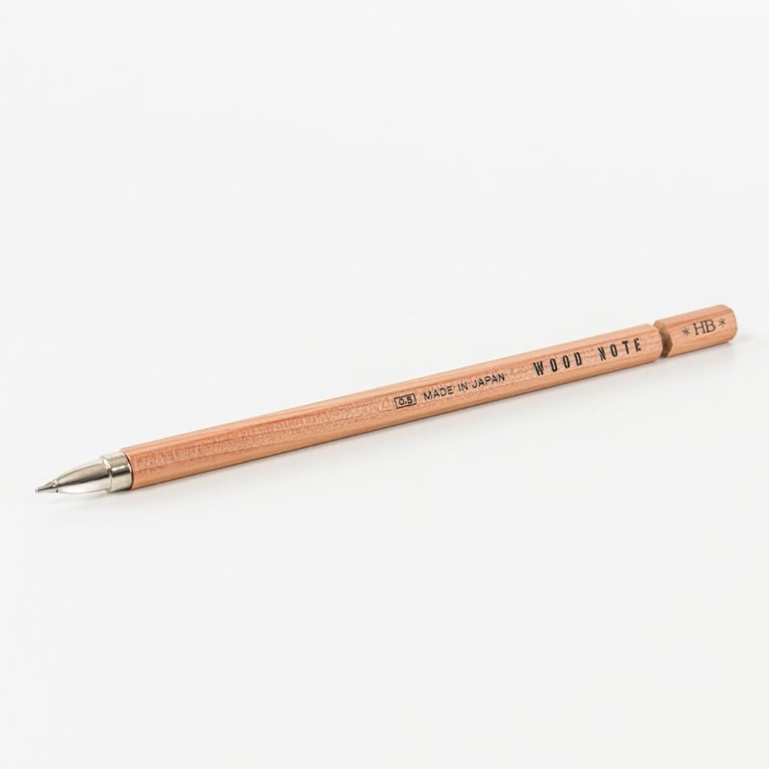 日本北星 Woodnote原木制 0.5 自动铅笔 (绝版品) - 其他书写用品 - 木头 咖啡色