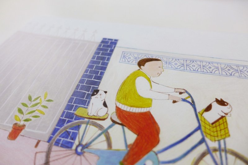 意大利波隆纳得奖作品 猫老爷 - 卡片/明信片 - 纸 