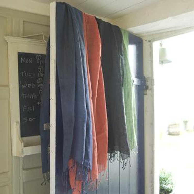 Mara Linen Scarf 手纺麻围巾 - 丝巾 - 其他材质 