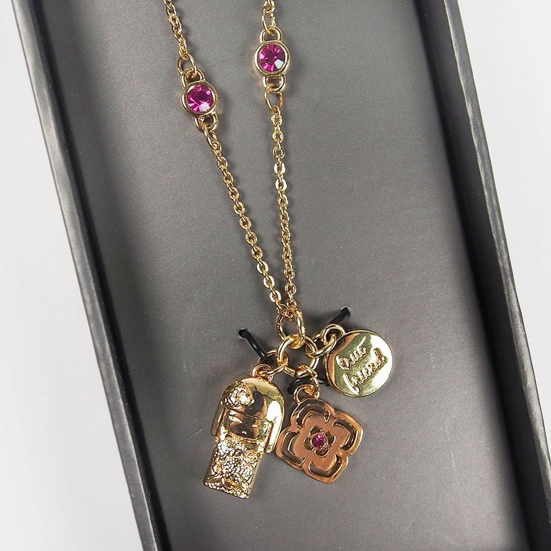 施华洛世奇水晶 项链-Tomona 真诚友谊【Kimmidoll 项链】 - 项链 - 其他金属 金色