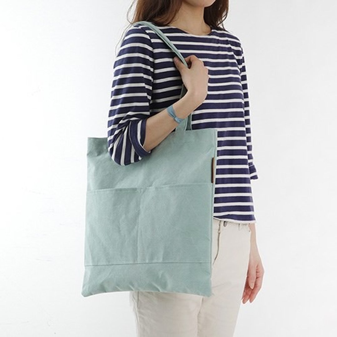 【牛一水佘】韩国 ithinkso Kind Bag_Windy 防水涂层 棉布包 - 侧背包/斜挎包 - 棉 