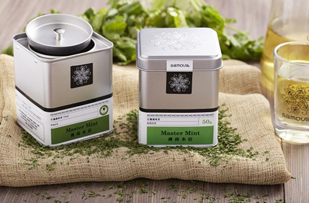 samova  | 有机薄荷茶 |‘薄荷本位’：：爽快薄荷清凉芬芳 / 茶叶 /大茶罐 50g - 茶 - 植物．花 绿色