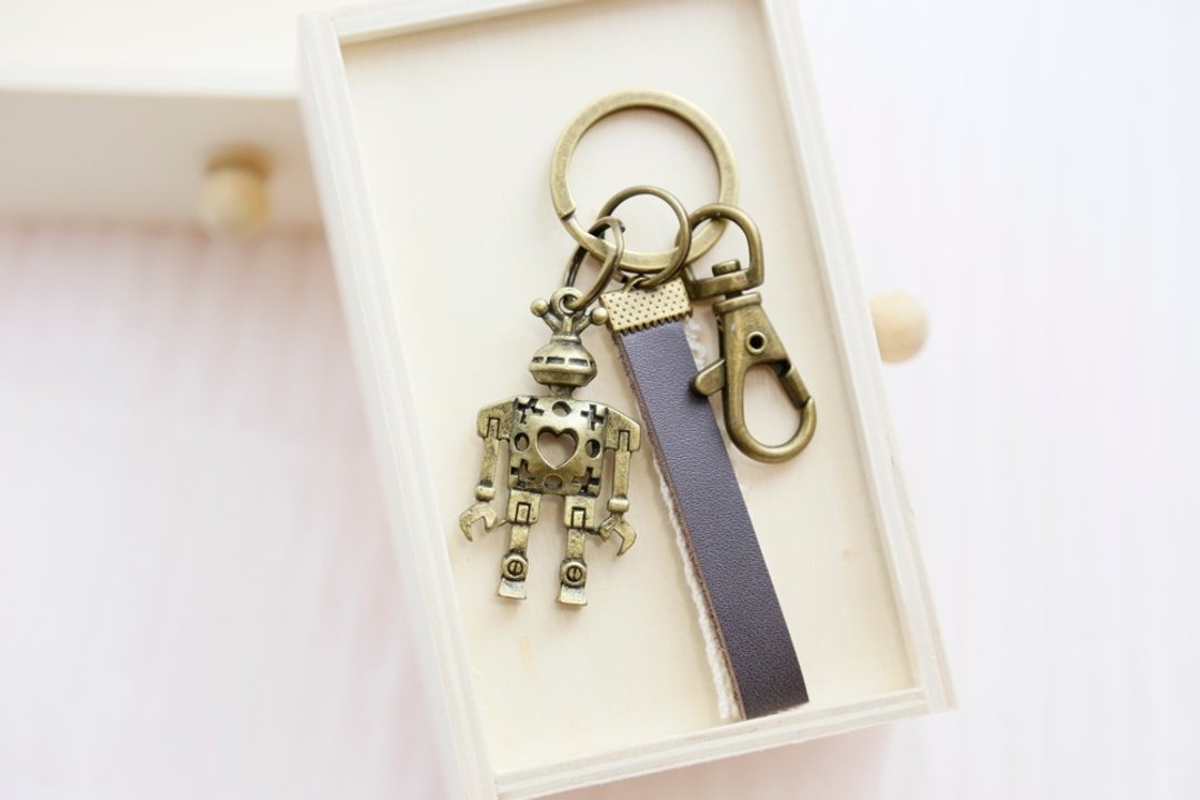 毕业礼物 外星机器人吊饰/钥匙圈 字母定制 - 吊饰 - 其他金属 