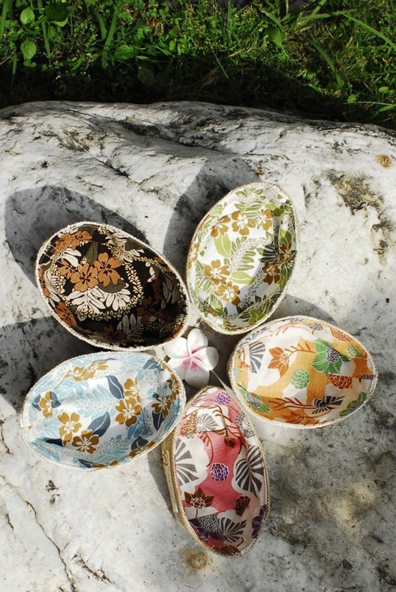 南洋风乐活亚麻置物小船-成熟又有品味的深棕色 - 植栽/盆栽 - 植物．花 咖啡色