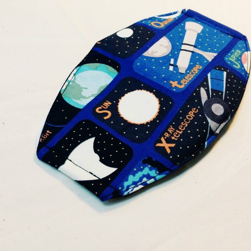 ::铺棉口罩:: 夜光太空 - 眼罩 - 其他材质 蓝色