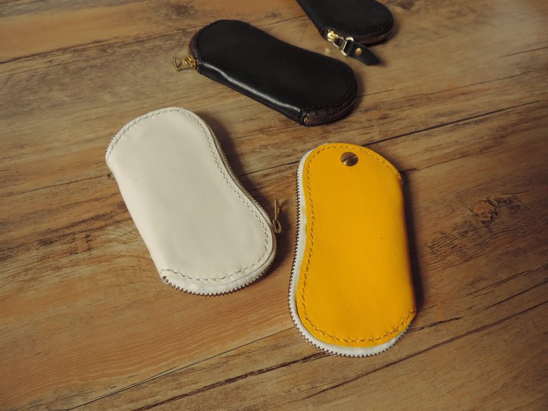 [豆瓣]纯手缝牛皮车钥匙套/钥匙包（上蜡黑）~特价 - 其他 - 真皮 黑色