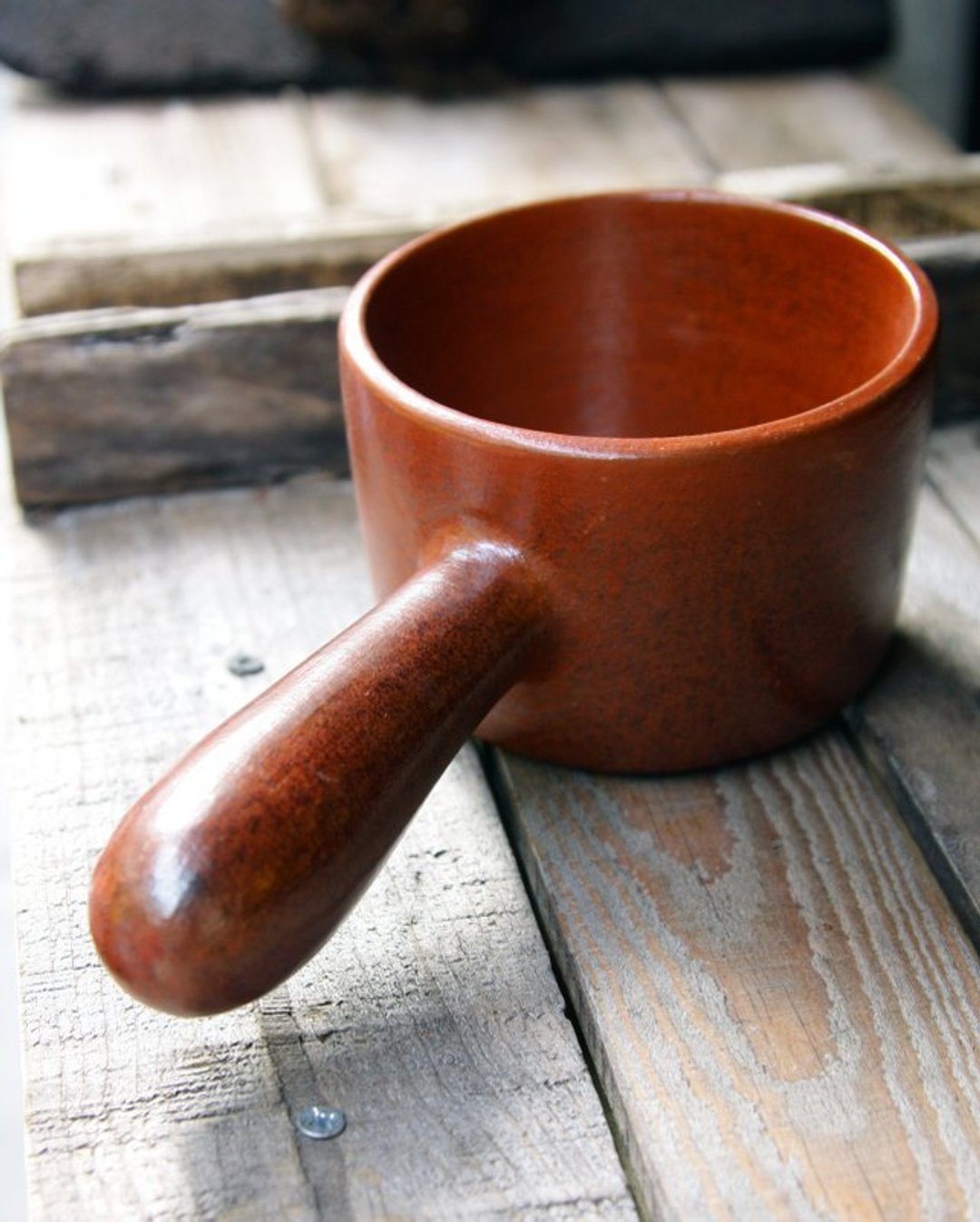 Verigated Long mug 长马克 棕色 - 咖啡杯/马克杯 - 其他材质 