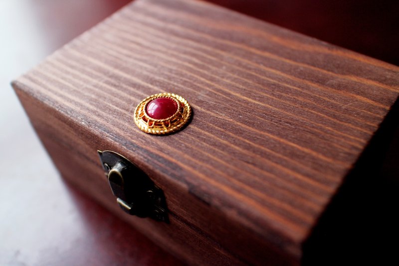 ＜慢温工房宝盒＞长方松木小宝盒 - 摆饰 - 木头 咖啡色