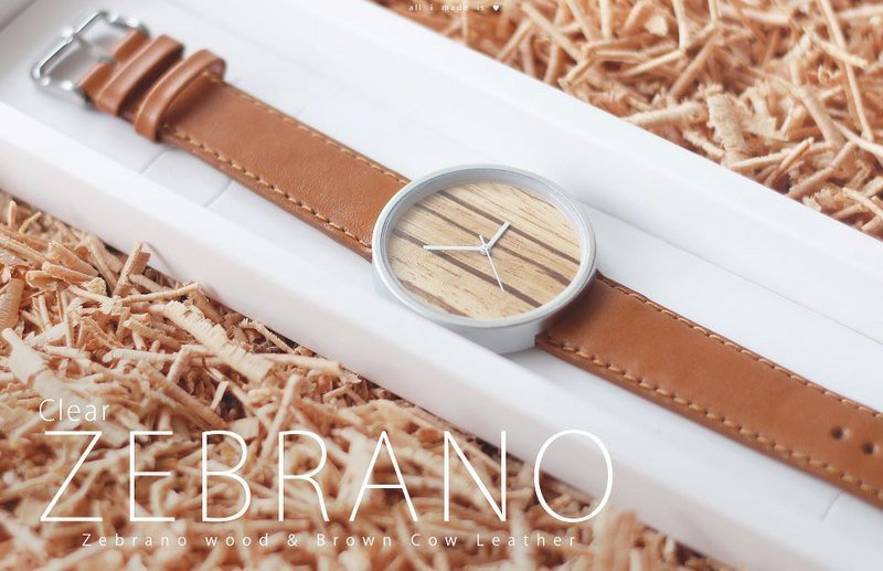 Zebrano 木核手工表 - 其他 - 木头 咖啡色