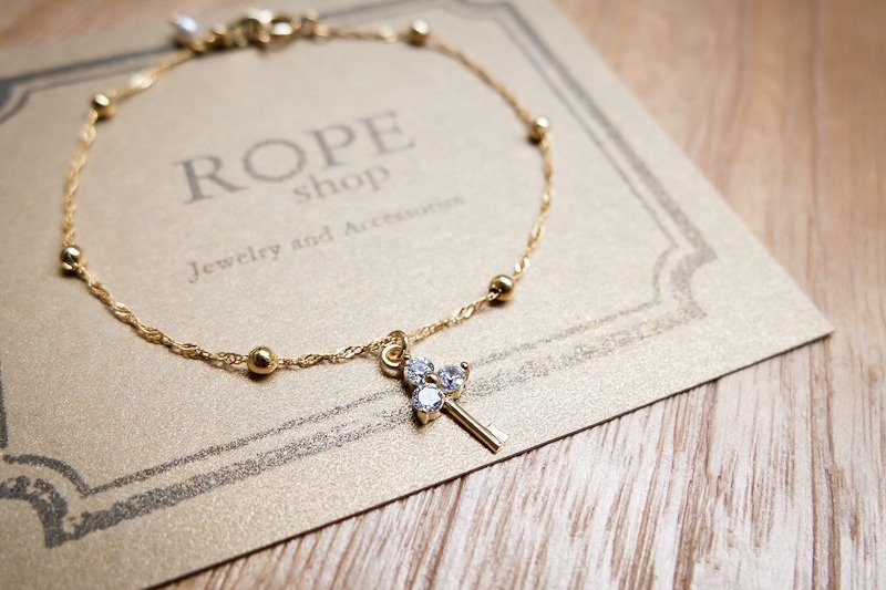 ROPEshop之【幸运钥】手链。 - 手链/手环 - 其他金属 金色