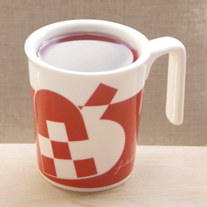 丹麦圣诞心 亲亲马克杯 (2011限定版) - 咖啡杯/马克杯 - 瓷 红色