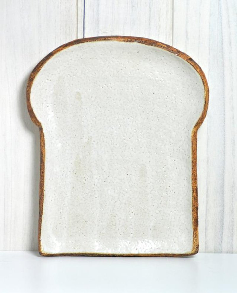 吐司陶盘~大尺寸、早午餐盘~ - 盘子/餐盘/盘架 - 其他材质 白色