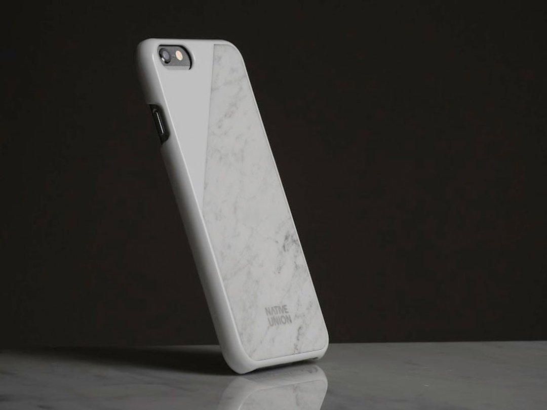 【iPhone 6s/6】Native Union CLIC Carrara大理石手机保护壳 优雅白 独一无二纹路 细致矿石质感 - 手机壳/手机套 - 其他材质 白色