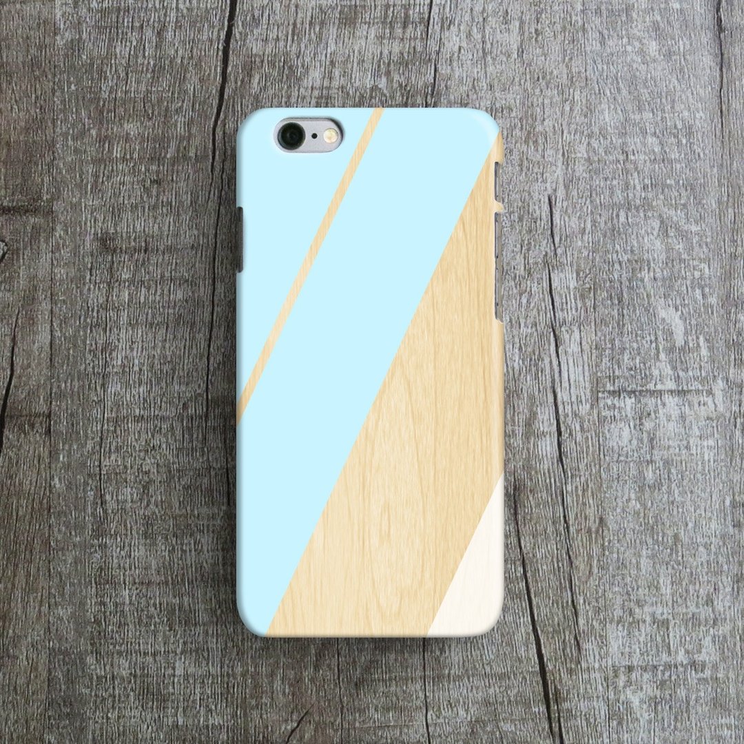 OneLittleForest - 定制手机保护壳-  iPhone 7, iPhone 6 , iPhone SE- 间条 - 手机壳/手机套 - 塑料 白色