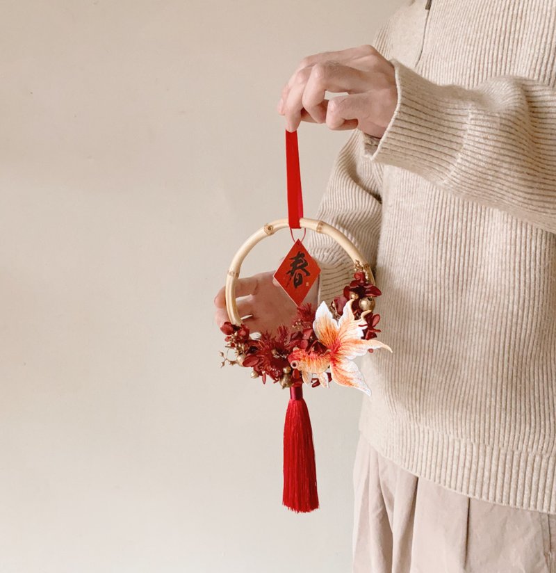 年节永生花吊饰 过年饰品 - 植栽/盆栽 - 植物．花 红色