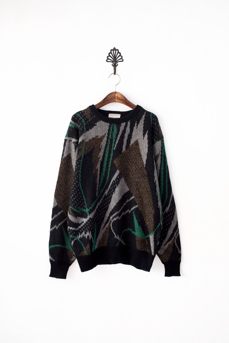 日本制 特价商品 微瑕 几何 黑色 毛衣 - 女装针织衫/毛衣 - 其他材质 