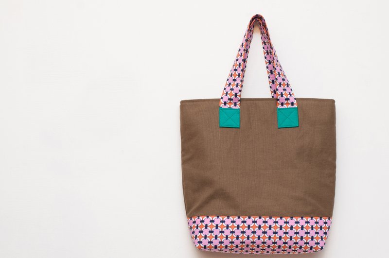 帆布提袋 - 手提包/手提袋 - 其他材质 咖啡色