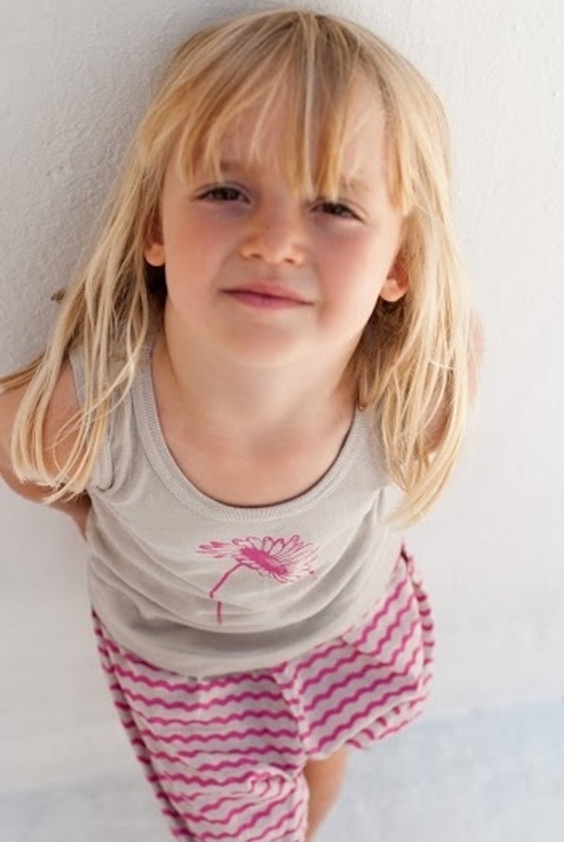 2014 春夏 Picnik 桃红色波浪纹泡泡裤 - 其他 - 棉．麻 粉红色