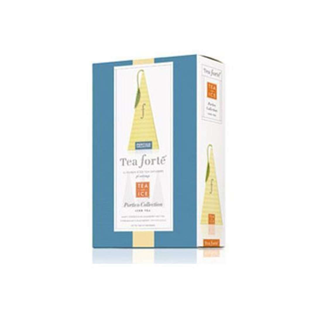 Tea Forte 12入冰酿茶丝质茶包 - 门廊精选集 - TWELVE-OVER-ICE Portico Collection - 茶 - 植物．花 蓝色