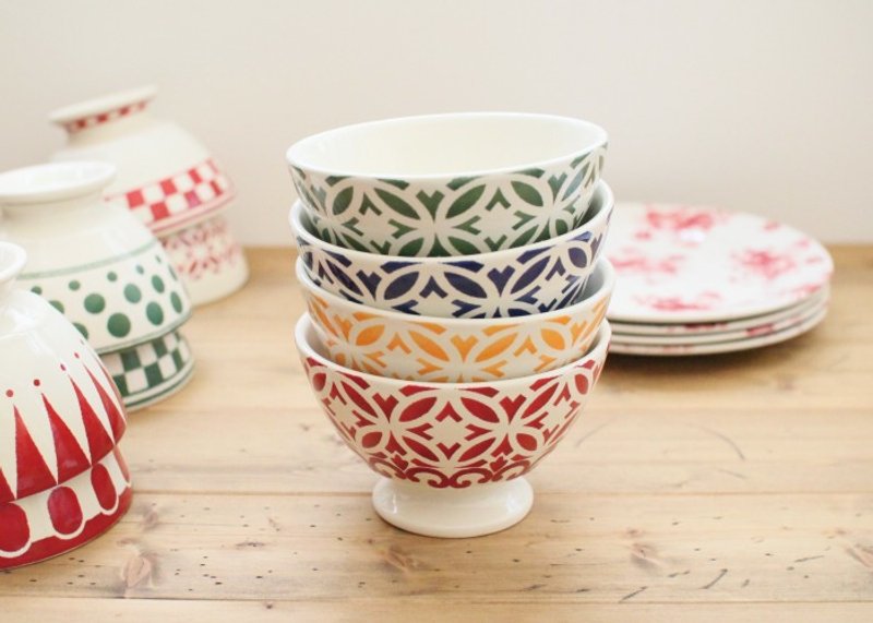 法国KTF大花砖欧蕾碗(单购) - 碗 - 陶 