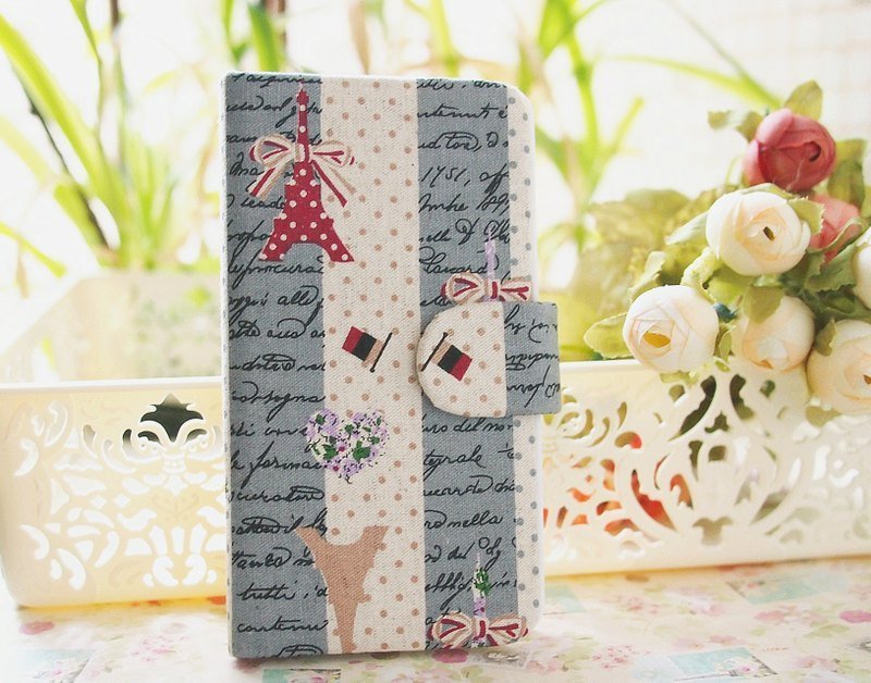 布艺 法国巴黎铁塔缎带手机套 保护套 手机壳 Sony Xperia  X Xa Ultra Z4 Z3 Z2 Z1 Z5 Z SP iPhone 6 plus 6 + 5s 5 - 其他 - 其他材质 灰色