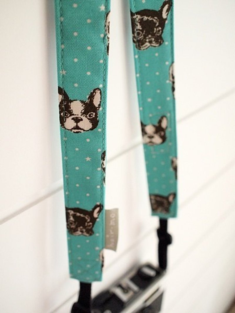 hairmo。斗牛犬双背相机带皮片组-绿/橘(一般1) - 证件套/卡套 - 其他材质 绿色