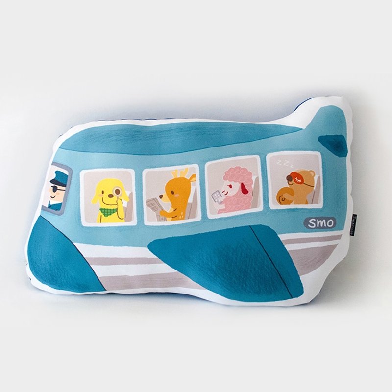 [BaoBao] 一起抱抱抱枕：蓝色飞机 - 枕头/抱枕 - 其他材质 蓝色