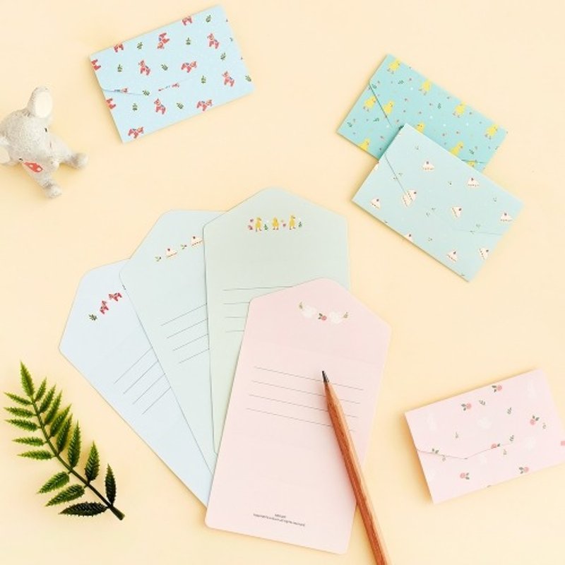 ARDIUM 柔粉折叠万用卡 - 卡片/明信片 - 纸 粉红色