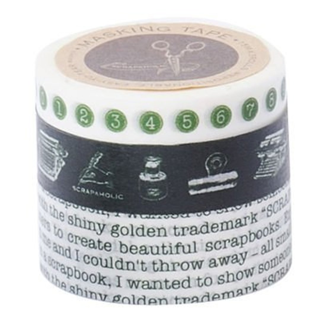 Marks Masking Tape MT和纸胶带 编辑-深绿色(SCH-MKT7-DGN) - 纸胶带 - 纸 绿色