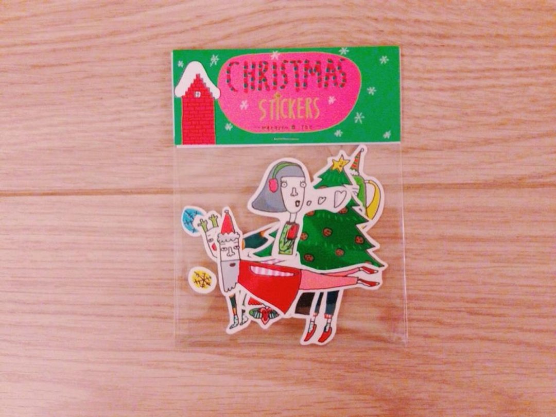 圣诞贴纸包/12张入 - 贴纸 - 纸 多色