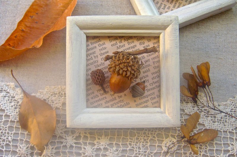 秋天の果实迷你相框b款 装饰小物  限量商品!!! - 植栽/盆栽 - 植物．花 咖啡色
