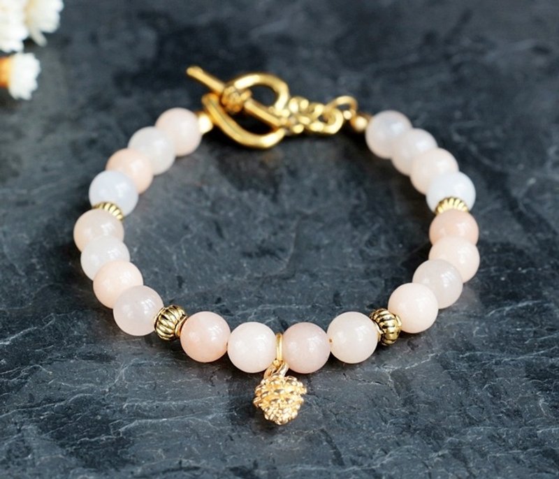 梦想果实-梦想守护者手链 FitterHandmade 天然石手创 极简几何 个性化 圣诞节 情人节 生日礼物 纪念日 交换礼物 - 手链/手环 - 宝石 