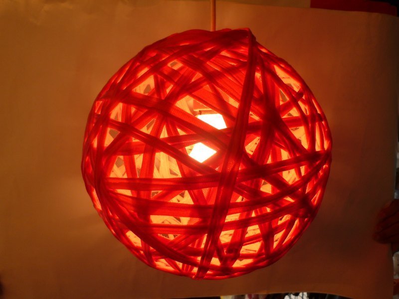 球形灯罩（另有草编版） - 灯具/灯饰 - 其他材质 卡其色