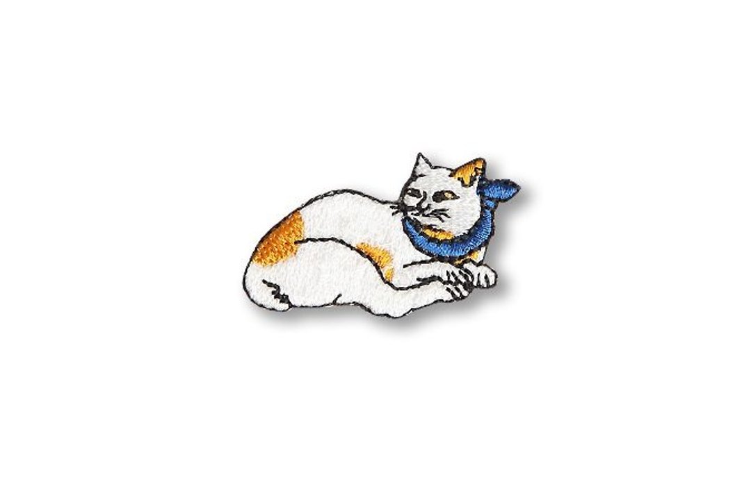 【京东都KYO-TO-TO】猫饲好五十三疋シリーズ_ 猫(品川)绣片 - 编织/刺绣/羊毛毡/裁缝 - 绣线 橘色