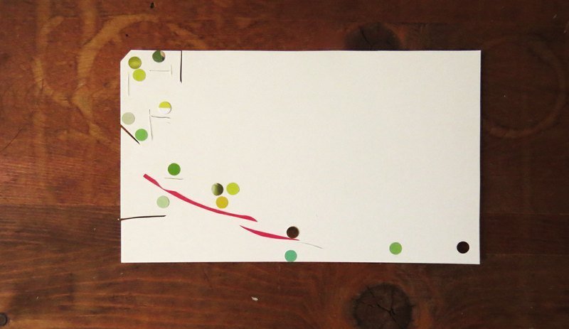 手作 手工卡片──叮叮当当【仅此一张】 - 卡片/明信片 - 纸 多色