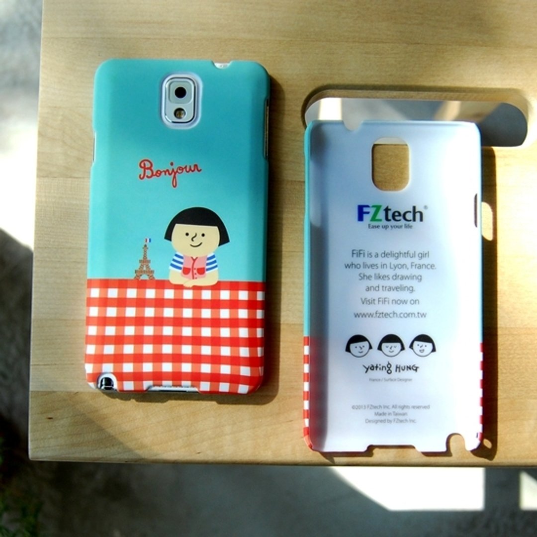 FiFi城市旅行系列 Samsung Note3 保护壳 (红色桌布款) - 手机壳/手机套 - 塑料 红色
