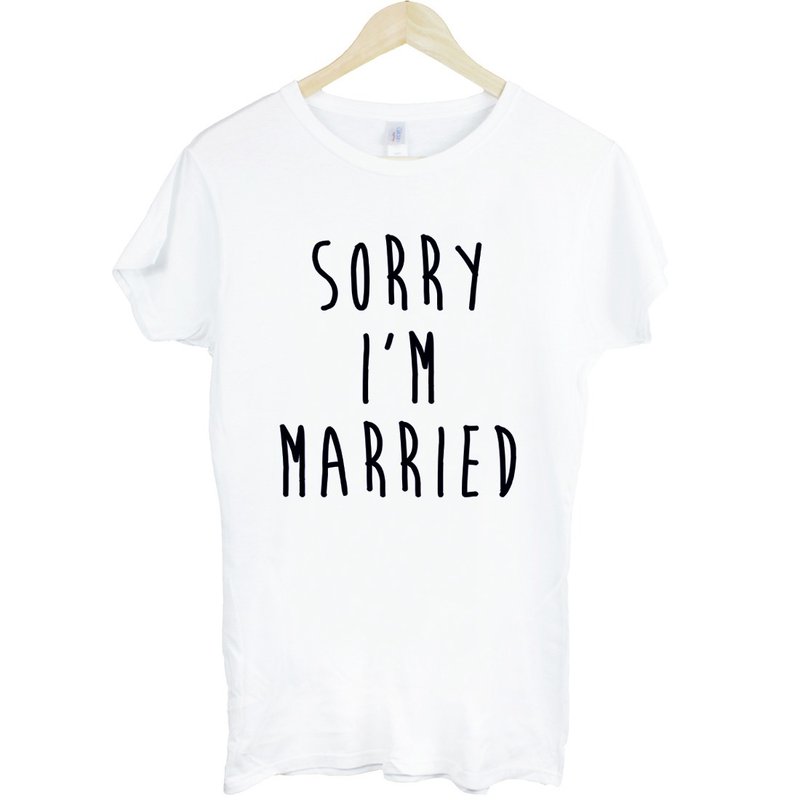Sorry Married#2女生短袖T恤-2色 不好意思我结婚了 文字 设计 - 女装 T 恤 - 其他材质 多色