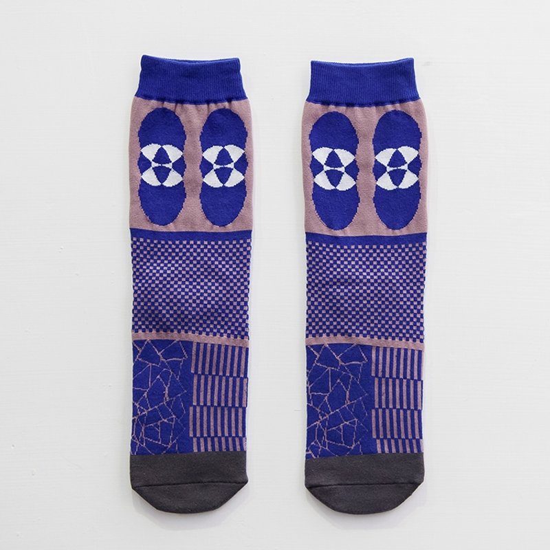 冰河融化 / 短袜 - 蓝芋色 - 袜子 - 其他材质 蓝色