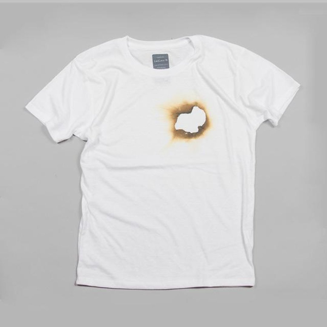 Scorched paper Tcollector interesting design T-shirts - 女装 T 恤 - 棉 