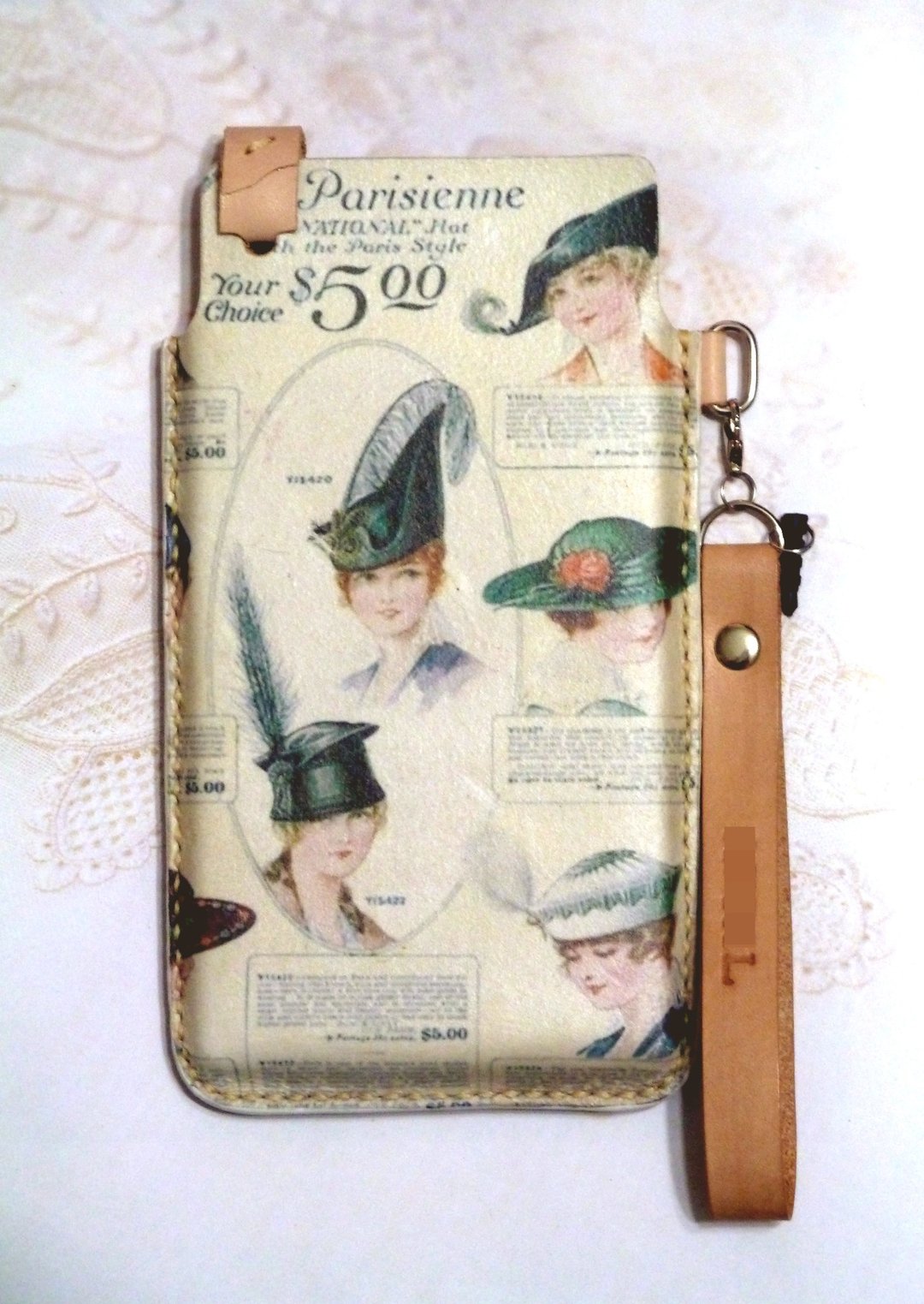 iphone /iphone plus/htc 手机套/免费打英文名 - 手机壳/手机套 - 真皮 