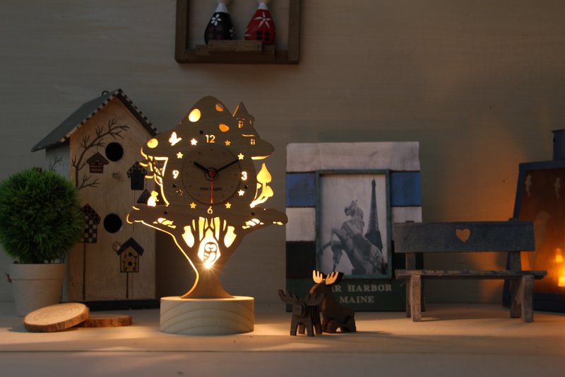 森林之钟            #可加购刻字 - 灯具/灯饰 - 木头 金色