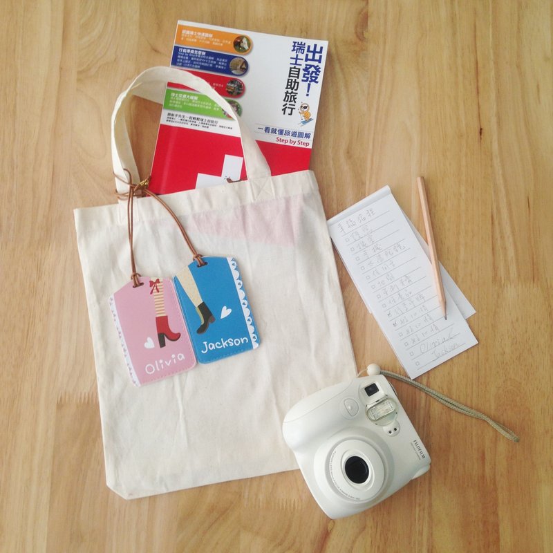 行李吊牌-定制化英文姓氏 情人节/结婚礼物 - 其他 - 人造皮革 