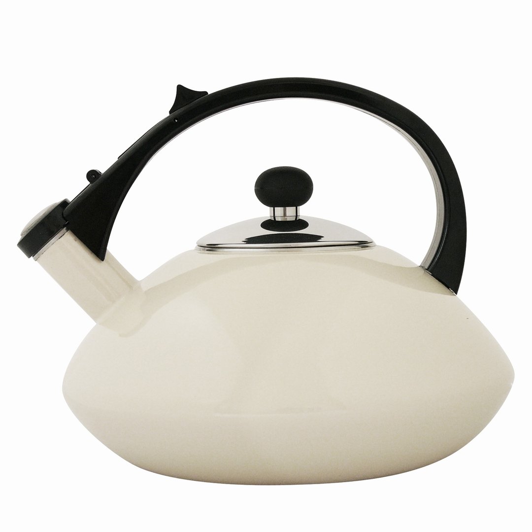 OSICHEF夏威夷珐琅茶壶-米色 /2.8L (现货) - 厨房用具 - 珐琅 白色