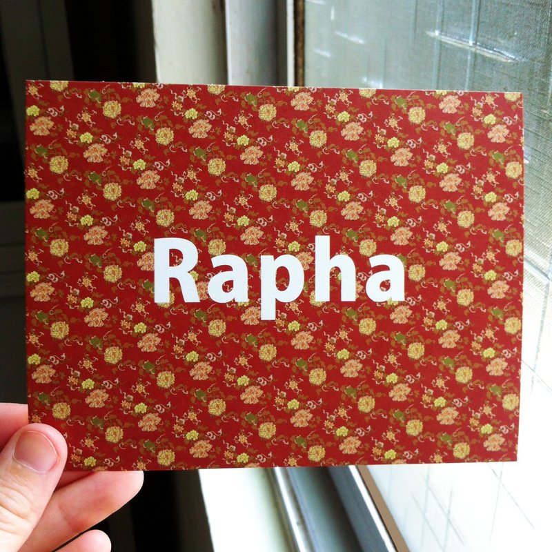 Rapha拉法 - 卡片/明信片 - 纸 红色