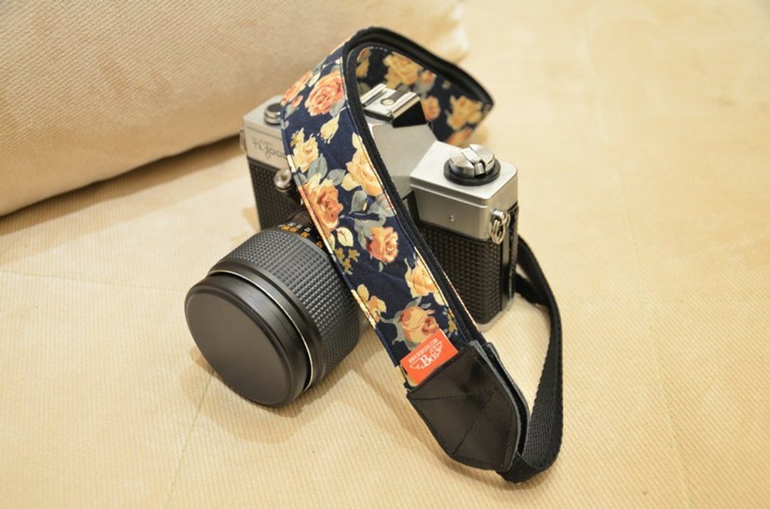 复古玫瑰 减压背带 相机背带 乌克丽丽 吉他 push bike  Camera  Strap - 相机背带/脚架 - 其他材质 