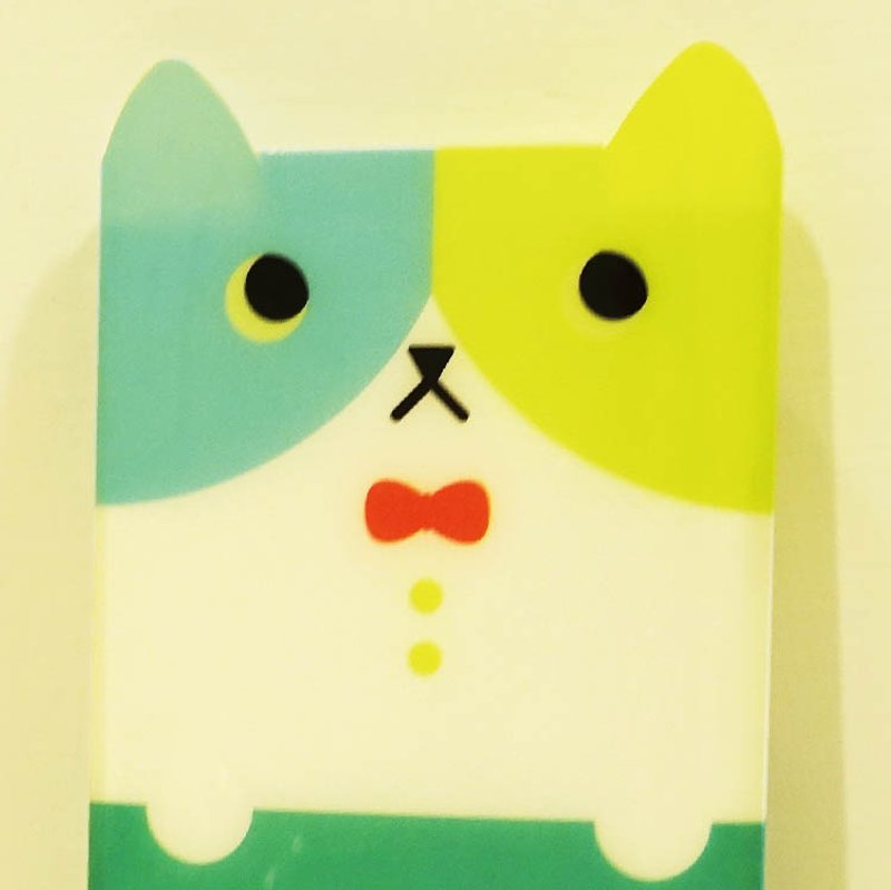 hime's cats 我的猫随身笔记本- 条纹蓝猫书套 + 空白笔记簿 - 笔记本/手帐 - 塑料 蓝色