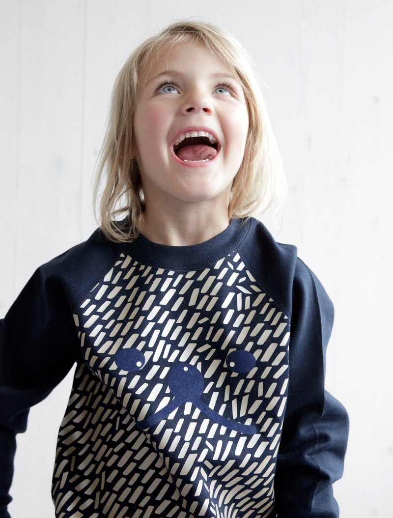 荷兰hektik.cc小刺猬Ecky海军蓝刷毛上衣 - 其他 - 棉．麻 蓝色