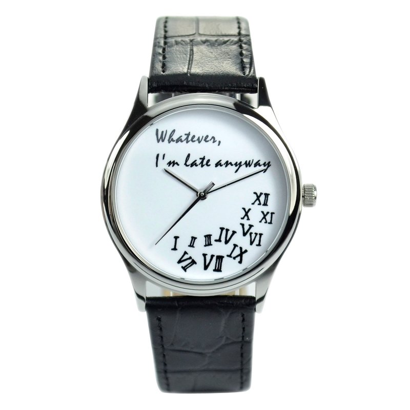 疯狂罗马字手表(白色) - 中性手表 - 男表/中性表 - 其他金属 白色