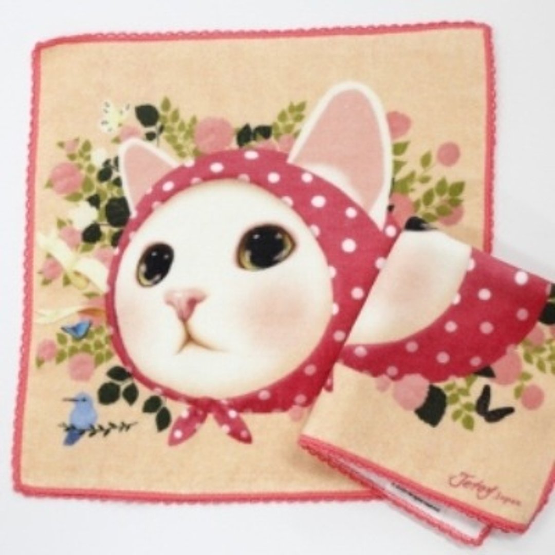 Jetoy,Choo choo春漾小方巾（日制）_Pink hood (AXNU003) - 毛巾浴巾 - 棉 多色